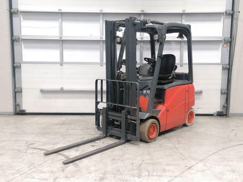 Linde E16PH-01 El gaffeltrucks