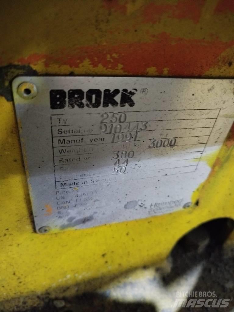 Brokk 250 Minigravemaskiner