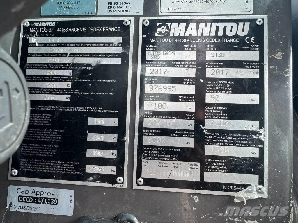 Manitou MLT 735-120 Teleskoplæssere til landbrug