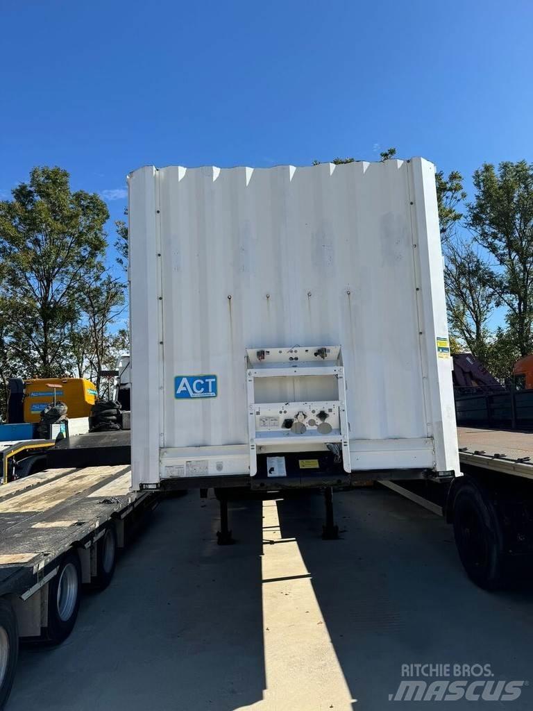 Krone SD Semi-trailer med lad/flatbed