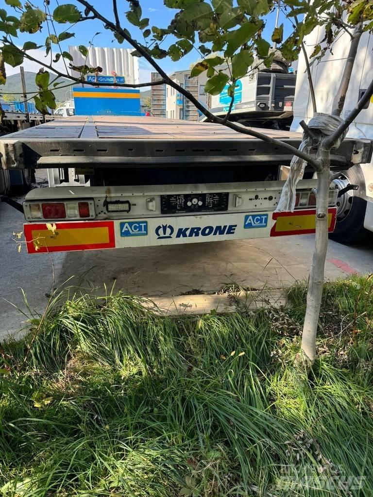 Krone SD Semi-trailer med lad/flatbed