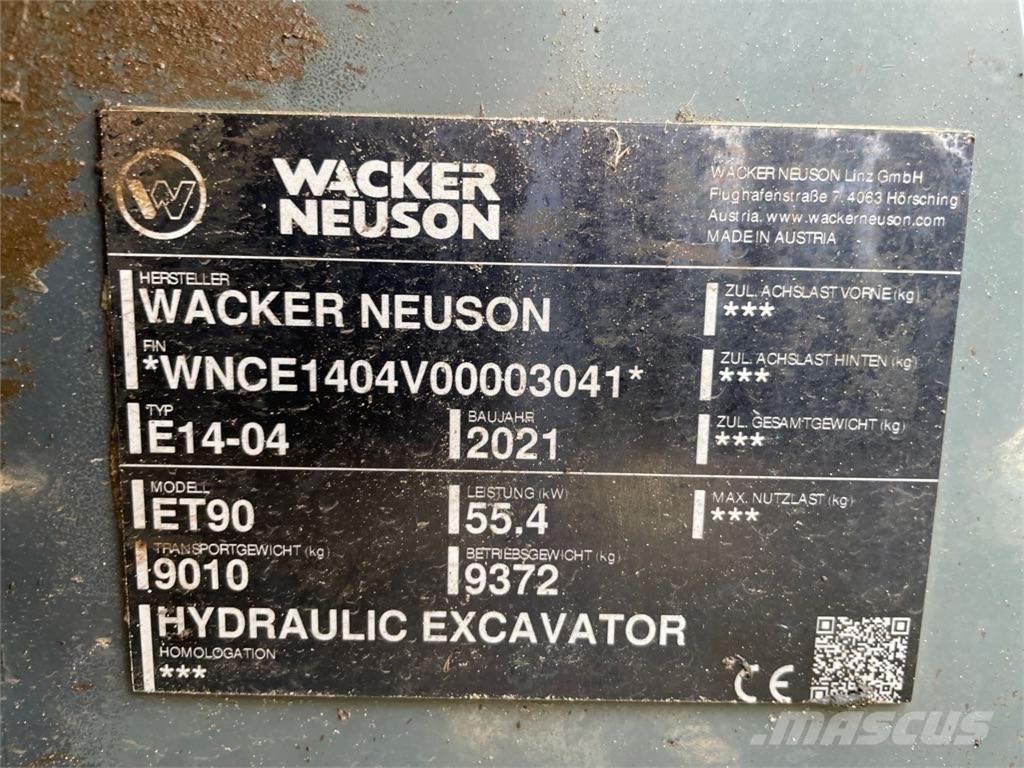 Wacker Neuson ET90 Gravemaskiner på larvebånd