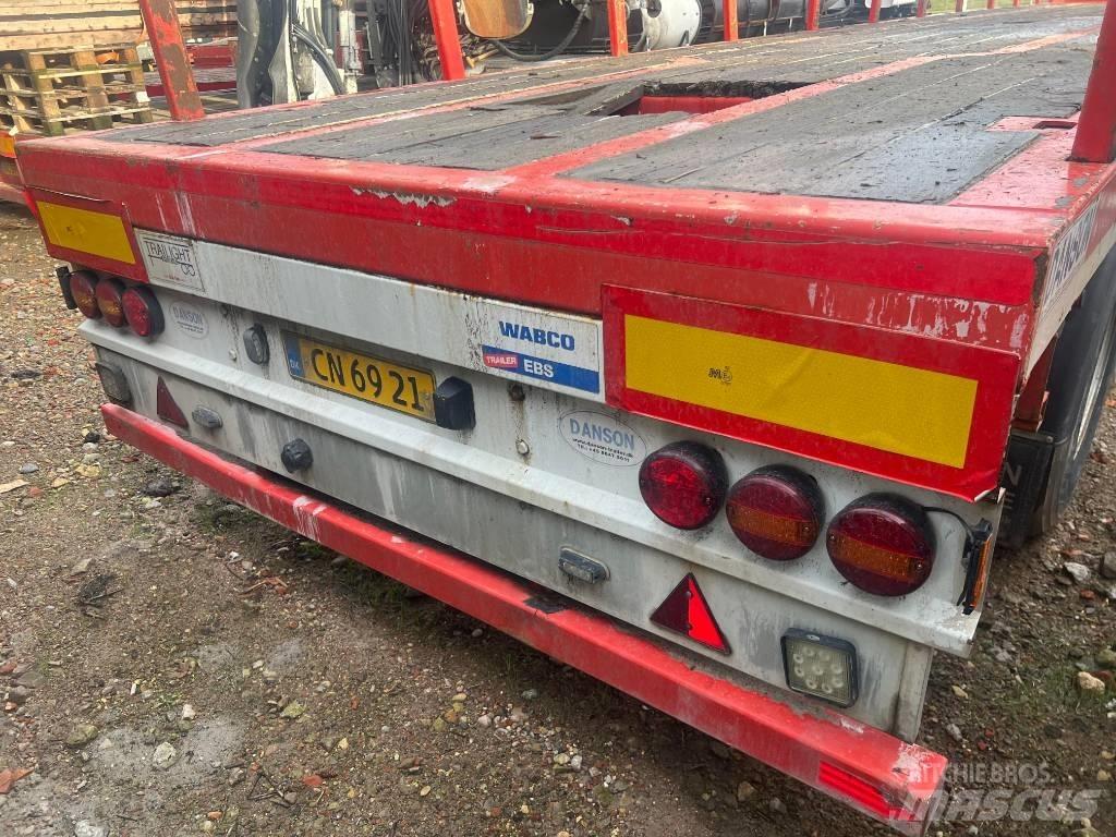 Danson S4560 Semi-trailer med lad/flatbed