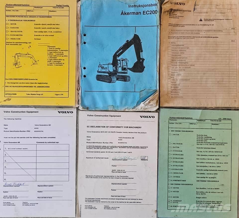 Volvo EC 200 Gravemaskiner på larvebånd