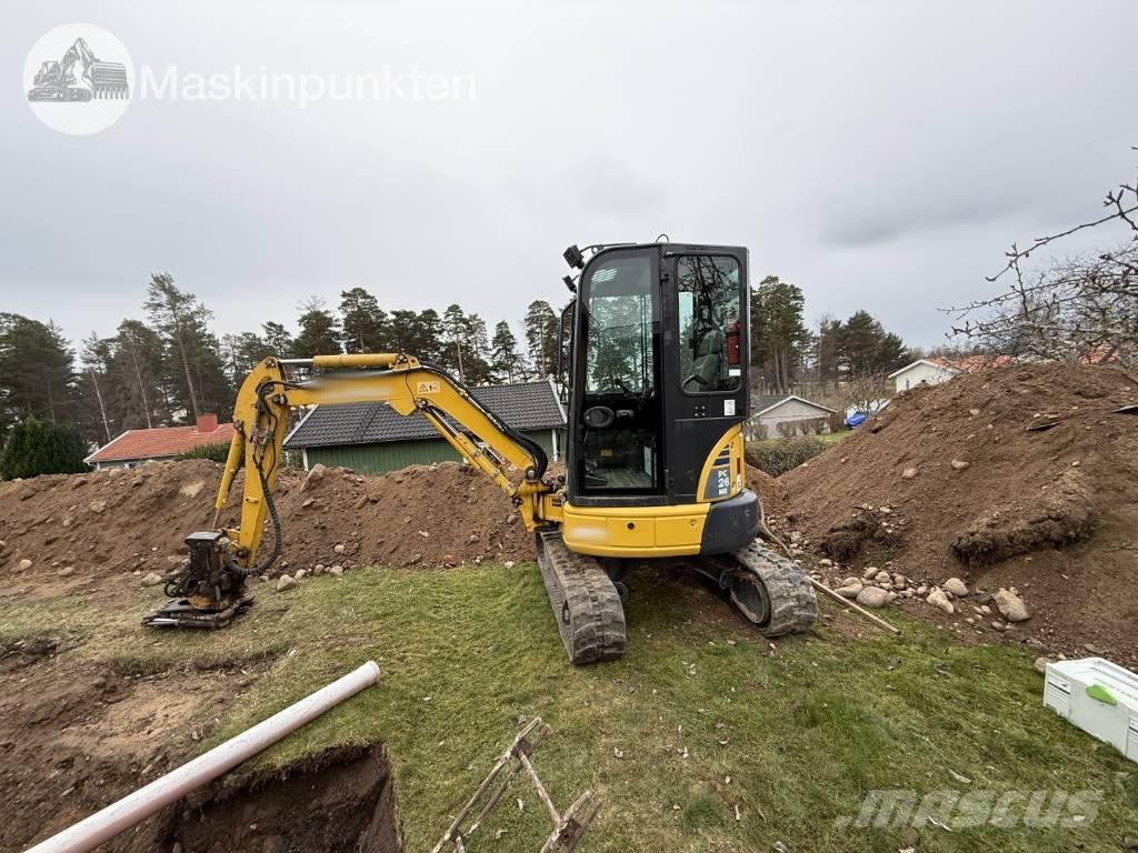 Komatsu PC 26 MR-3 Minigravemaskiner