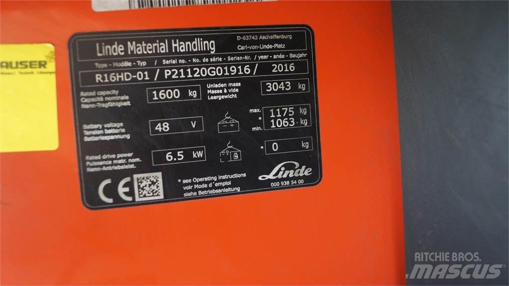 Linde R16HD Reachtruck