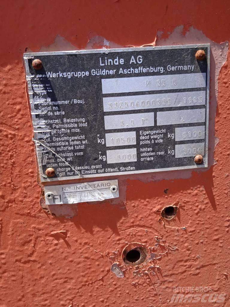 Linde H 35 D Diesel gaffeltrucks