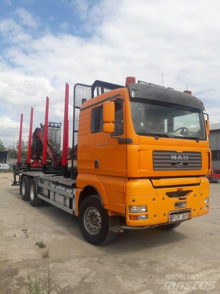 MAN TGA 33.530 Tømmertransport