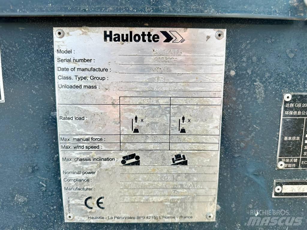 Haulotte HA16RTJ Bomlifte med knækarm