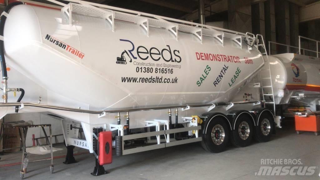 Nursan dry tanker Semi-trailer med Tank
