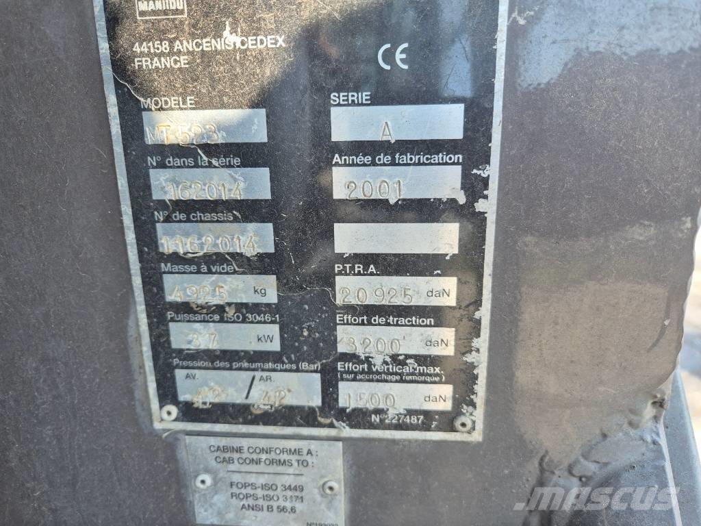 Manitou MT 523 Teleskoplæssere