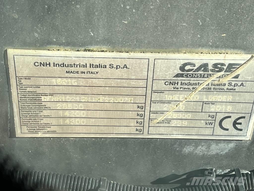 CASE 1021 G Læssemaskiner på hjul