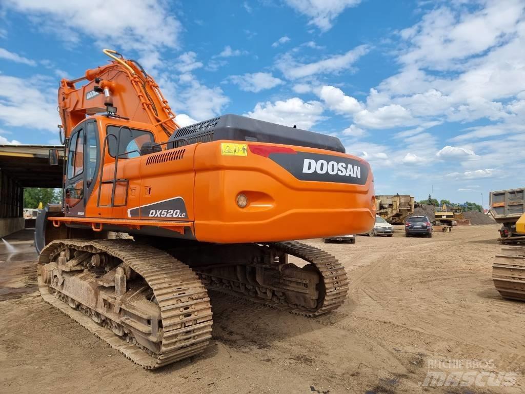 Doosan DX 520 LC Gravemaskiner på larvebånd