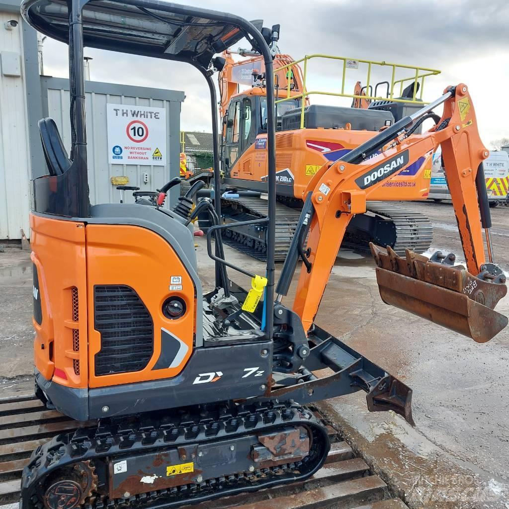 Doosan DX 17 Gravemaskiner på hjul