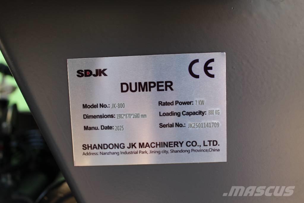  SDJK JK A800 Knækstyrede dumpere