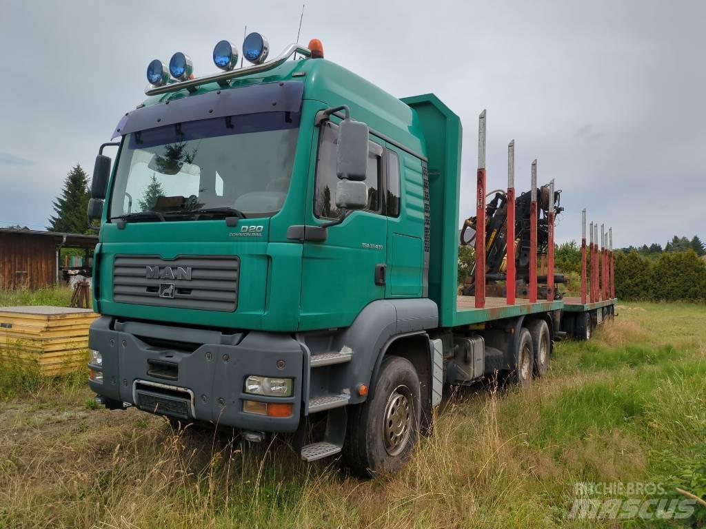 MAN TGA 33.430 Tømmertransport