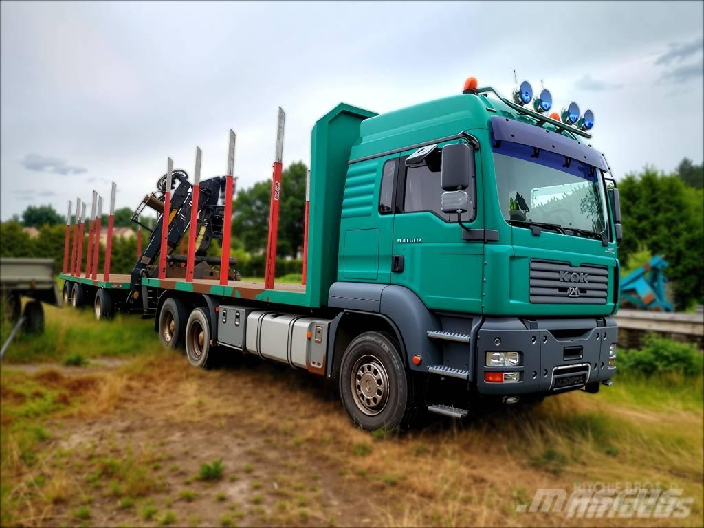 MAN TGA 33.430 Tømmertransport