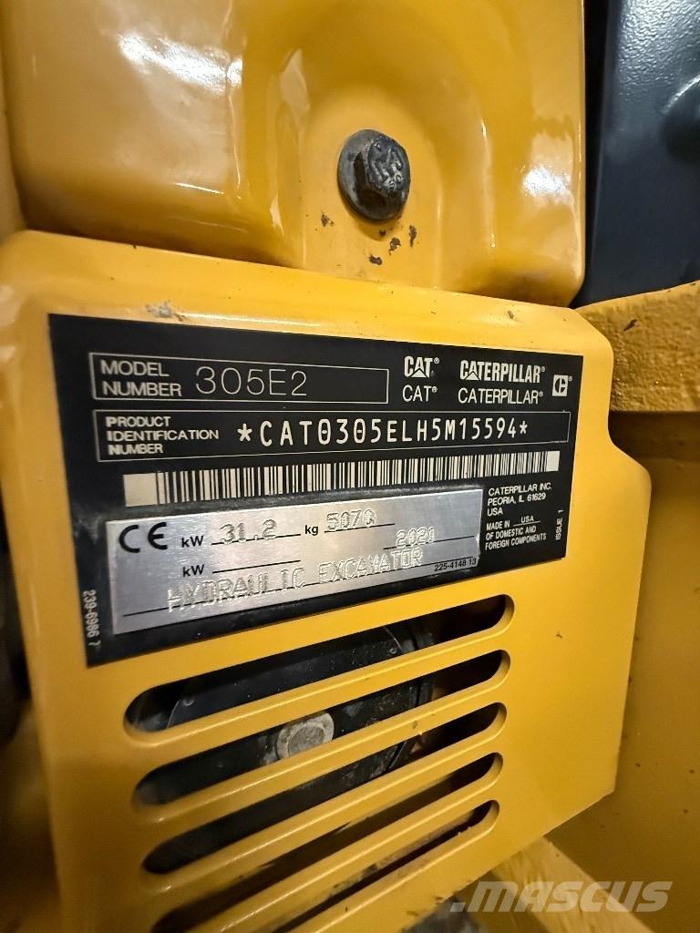 CAT 305 E CR Minigravemaskiner