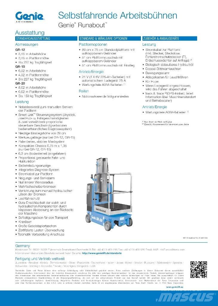 Genie GR-20 Søjlelifte