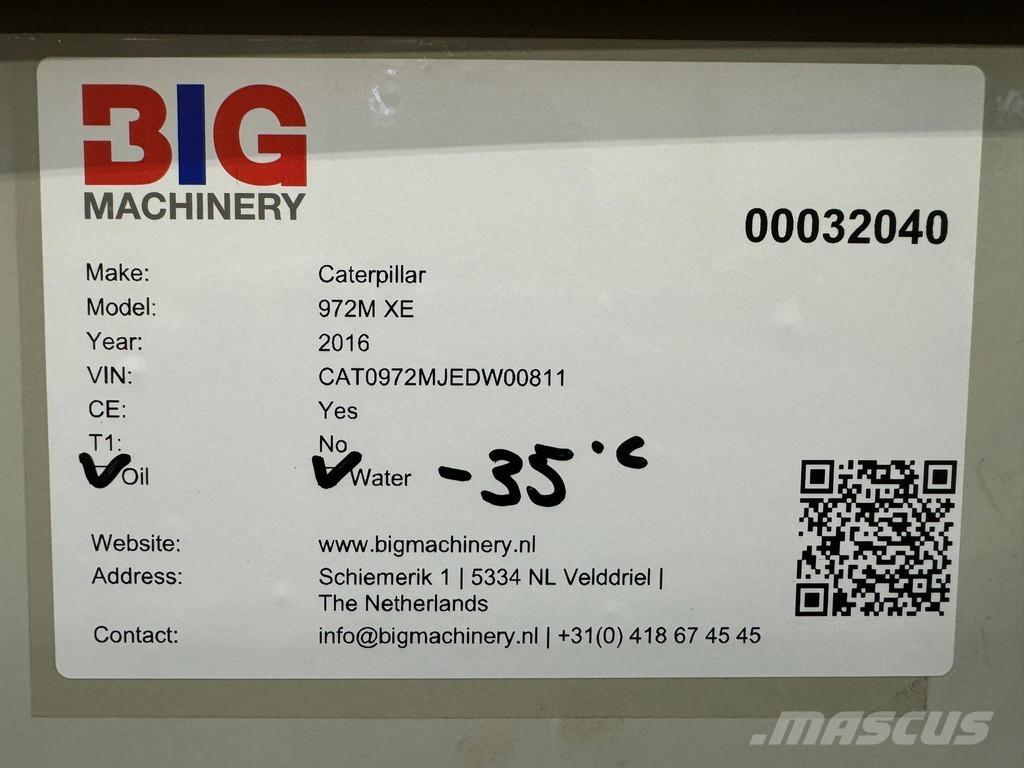CAT 972M XE Læssemaskiner på hjul