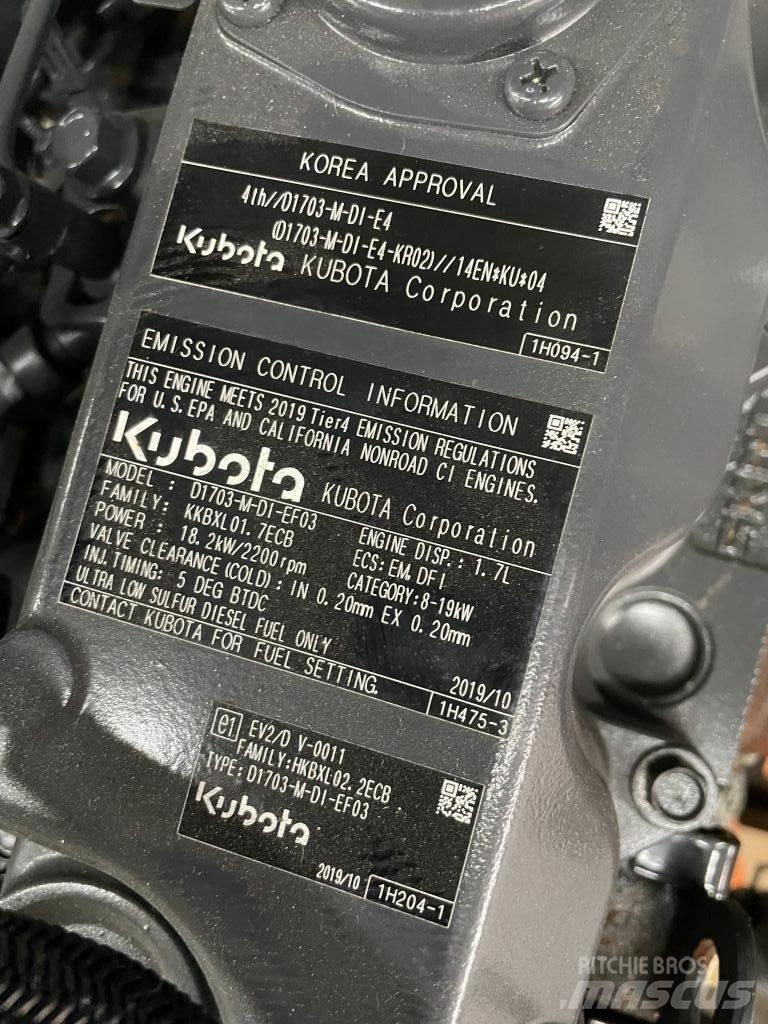 Kubota D1703 Motorer