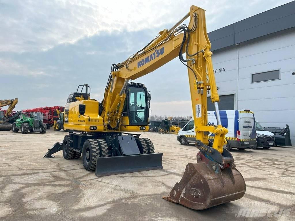 Komatsu PW160-11 Gravemaskiner på hjul