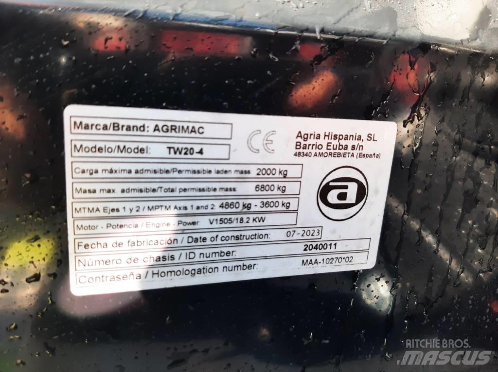 Agrimac TW20-4KL Terrængående gaffeltruck