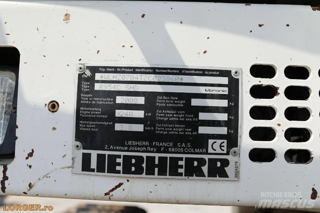Liebherr R954 C SHD Gravemaskiner på larvebånd