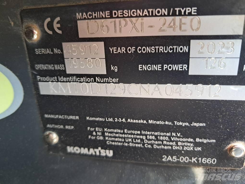 Komatsu D61PXI-24E0 Bulldozer på larvebånd