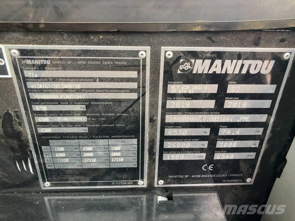 Manitou MLT 630-105 Teleskoplæssere