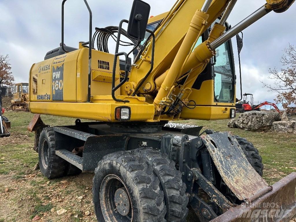 Komatsu PW 160-7E0 Gravemaskiner på hjul