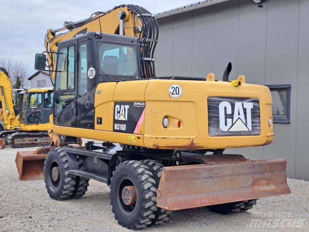 CAT M 316 D Gravemaskiner på hjul