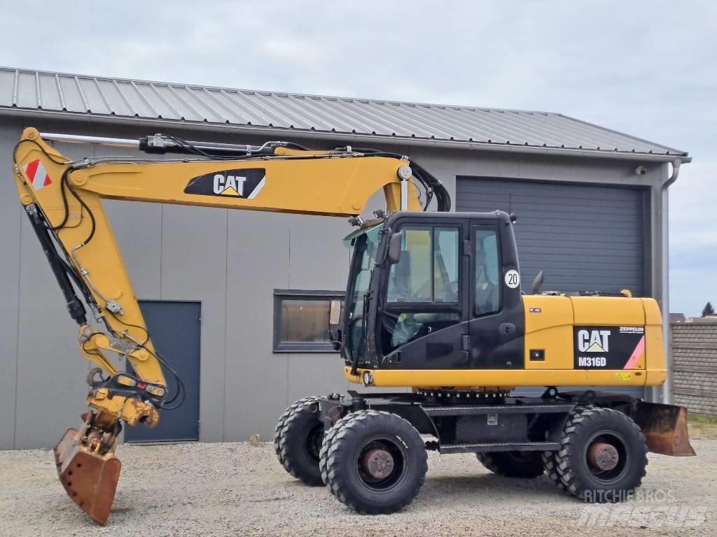CAT M 316 D Gravemaskiner på hjul