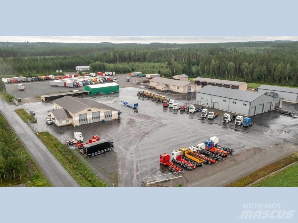 Pacton Pokkakärry Semi-trailer med lad/flatbed