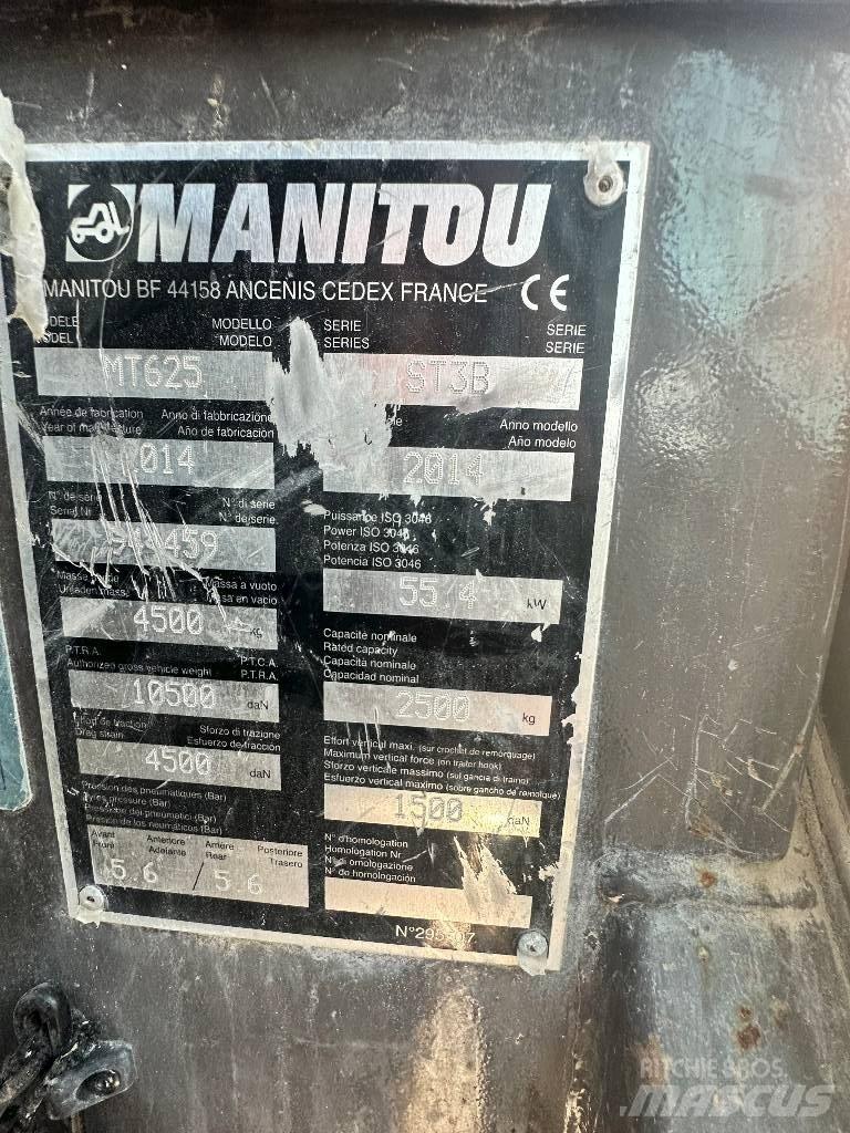 Manitou MT 625 Teleskoplæssere