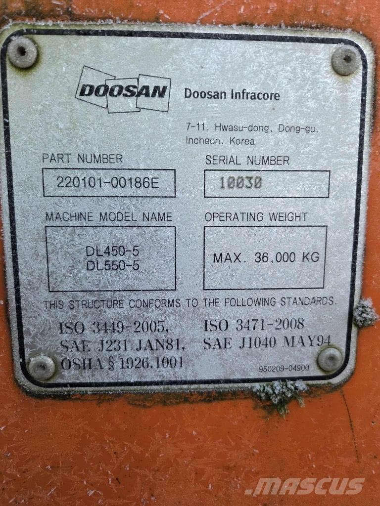 Doosan DL 450-5 Læssemaskiner på hjul