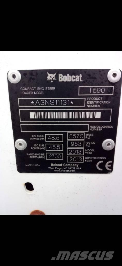 Bobcat T 590 Minilæsser - skridstyret