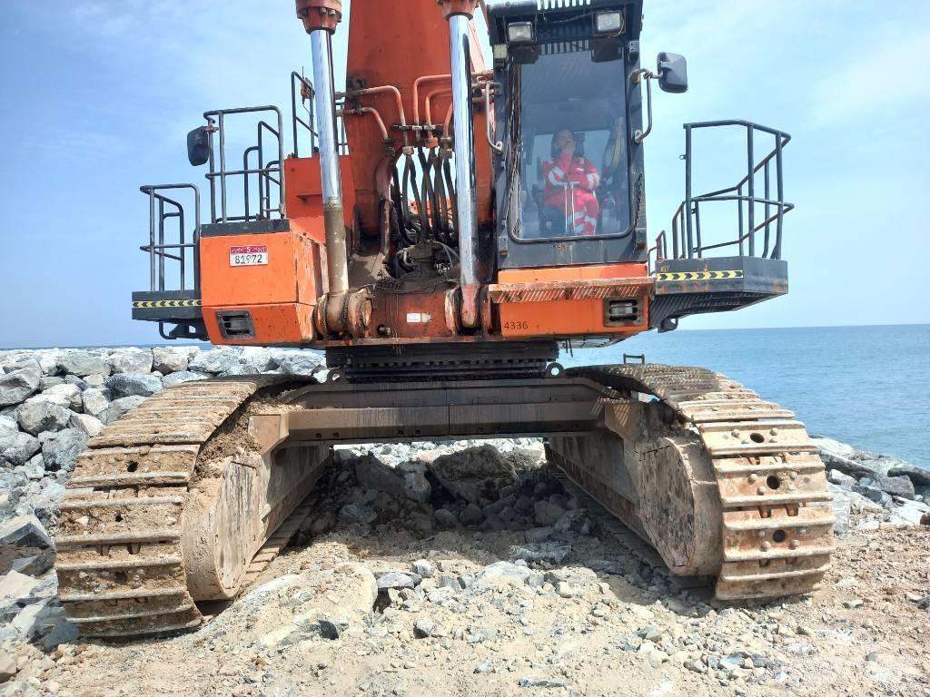 Hitachi EX 1200-6 Gravemaskiner med lang gravebom