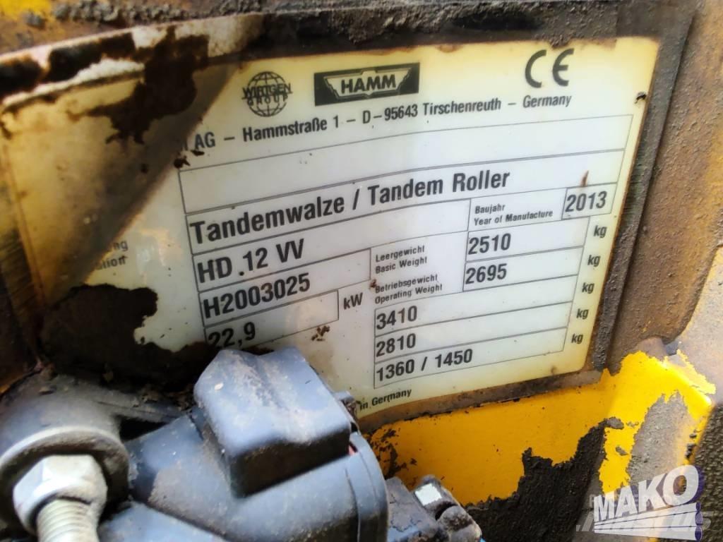 Hamm HD 12 VV Tvilling tromle