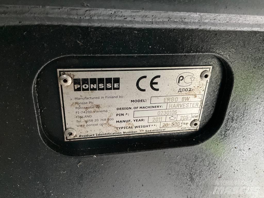 Ponsse ERGO 8W Skovningsmaskiner