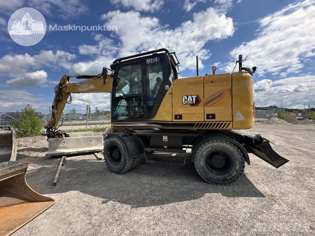 CAT M 314 Gravemaskiner på hjul
