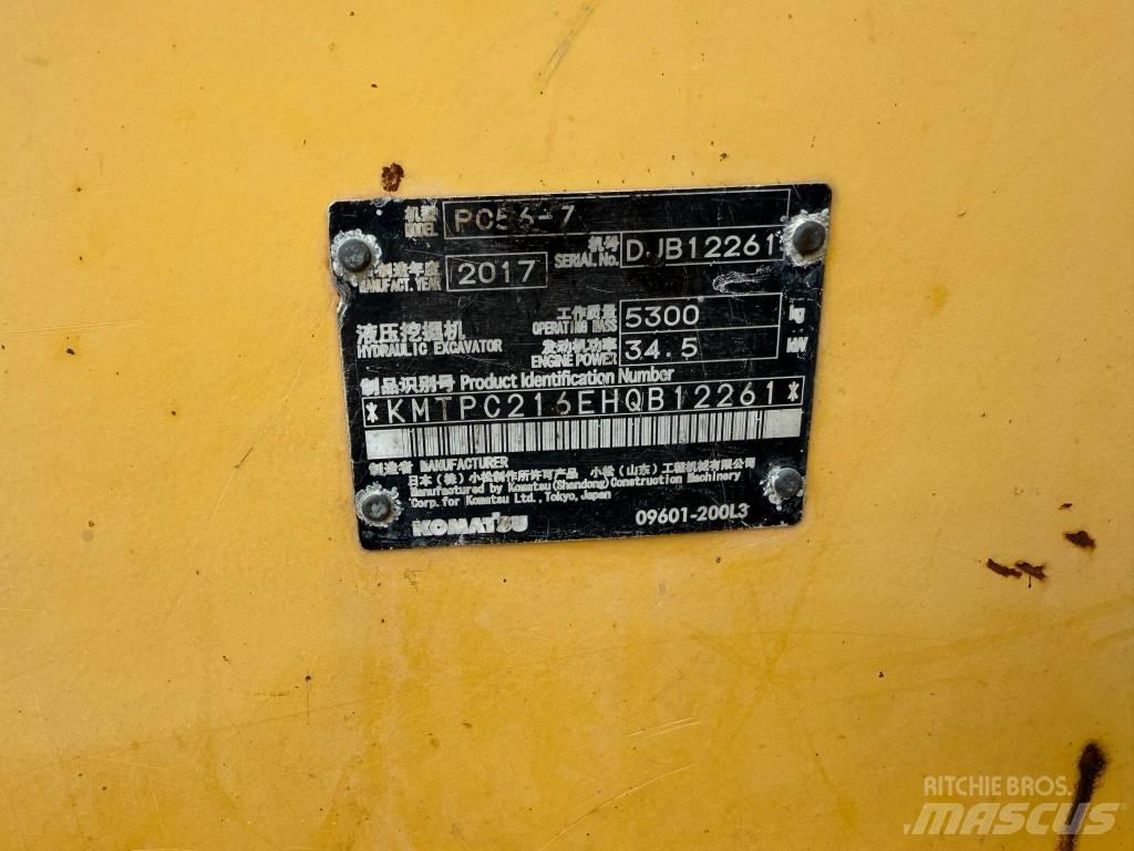 Komatsu PC 56-7 Minigravemaskiner