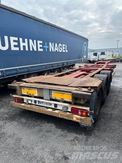 Kögel SW 24 WXS-808 Semi-trailer med containerramme