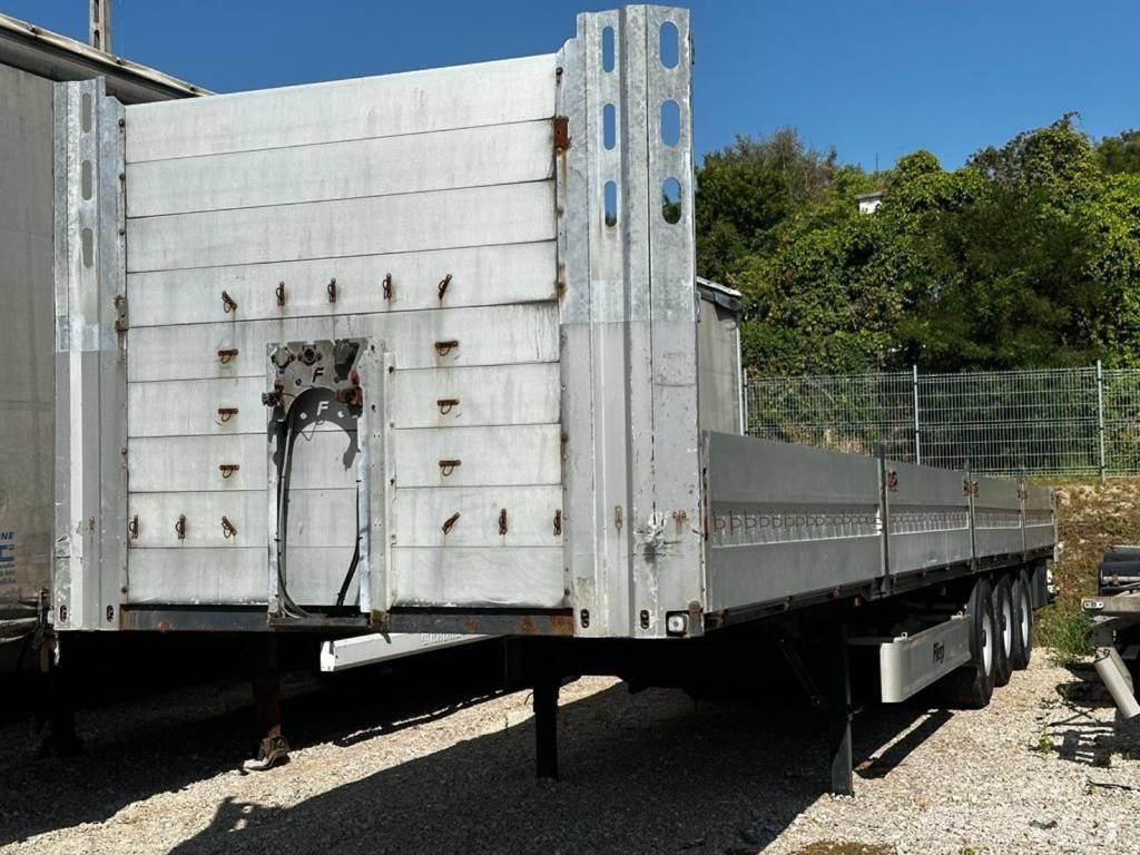 Fliegl SDS-350 Semi-trailer med lad/flatbed