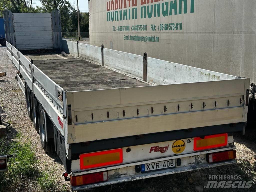Fliegl SDS-350 Semi-trailer med lad/flatbed