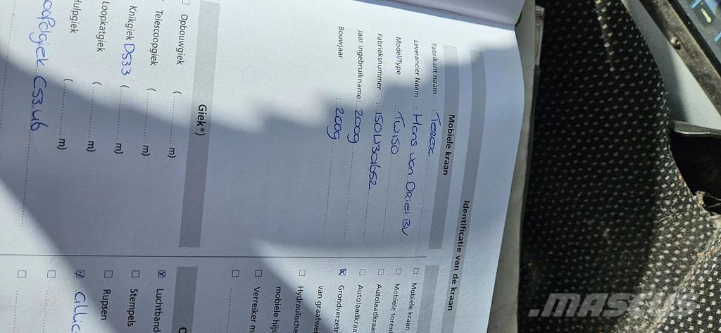 Terex TW150 Gravemaskiner på hjul