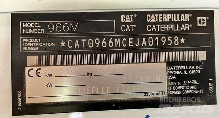 CAT 966M Læssemaskiner på hjul