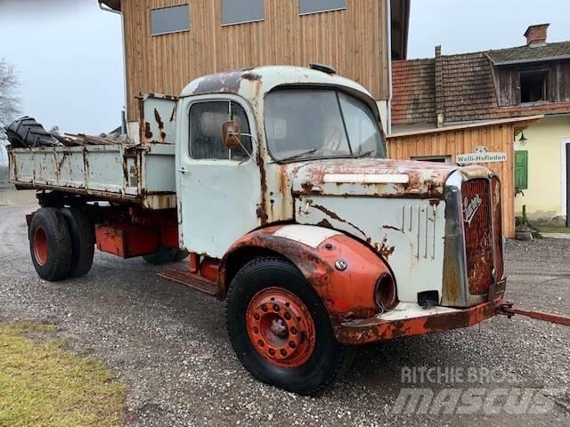 Saurer 7G1F-K Lastbiler med tip
