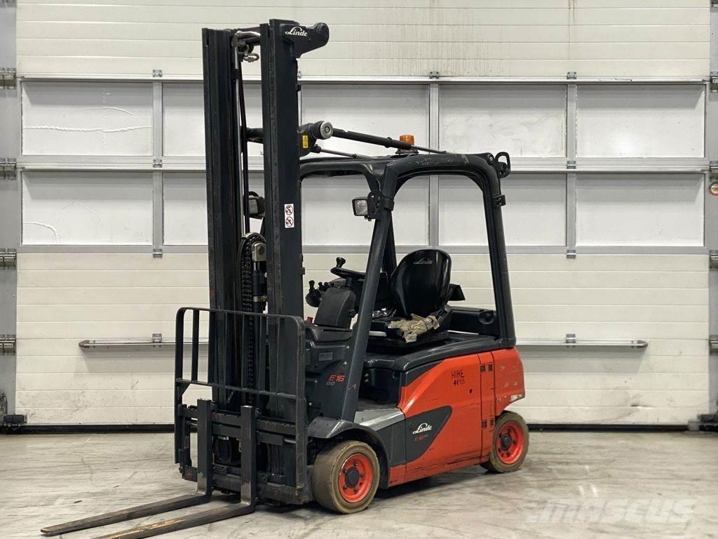 Linde E16P-02 El gaffeltrucks