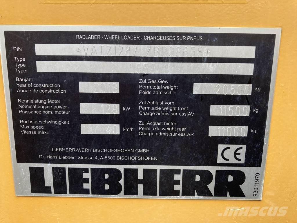 Liebherr L 550 Læssemaskiner på hjul